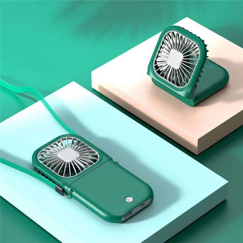 Hands-free Neck-Fan,USB Rechargeable Dual Cooling Fan Mini Air Cooler