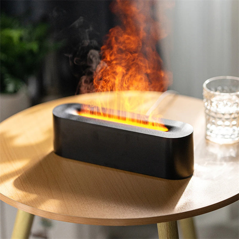 Flame Aroma Diffuser Air Humidifier Ultrasonic Cool Mist Maker