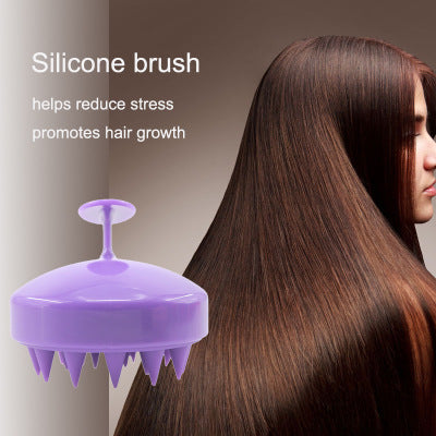 Silicone Brush To Clean The Scalp And Massage The Blood Meridians