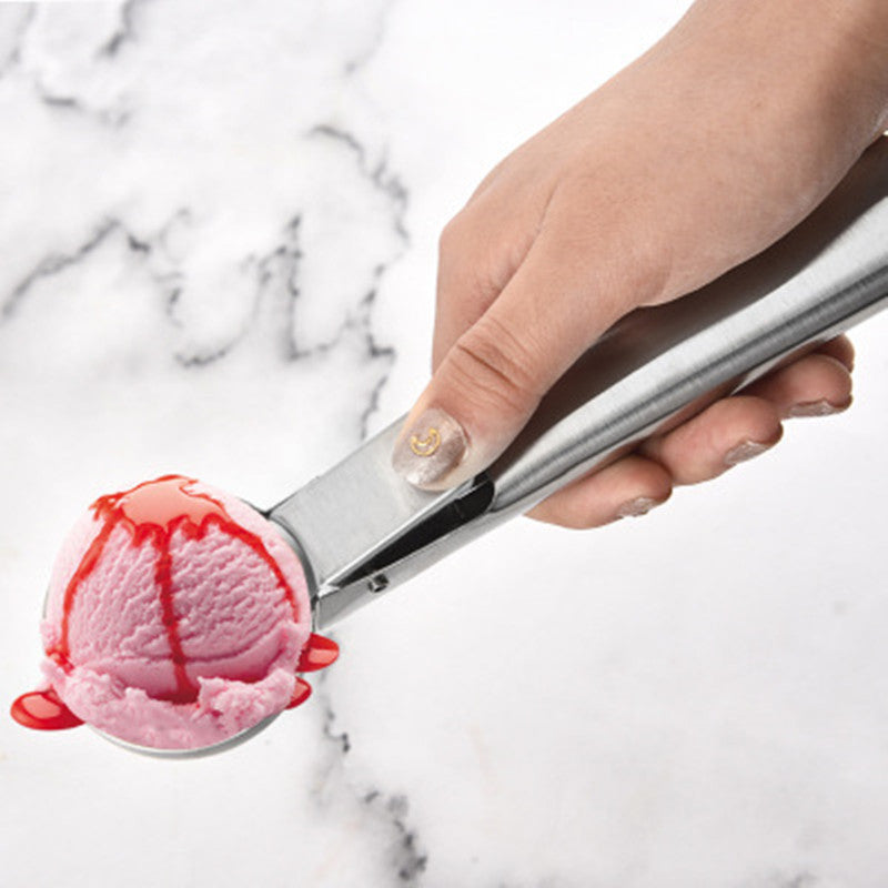 Ice Cream Scoops Stacks Stainless Steel Ice Cream Digger Non-Stick Fruit Ice Ball Maker