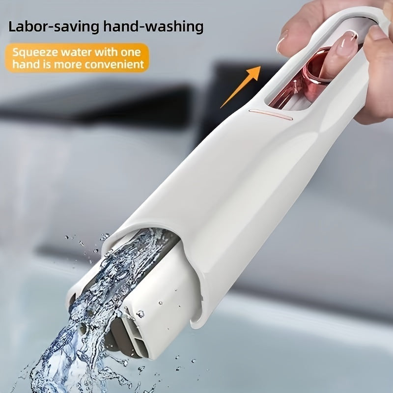 New Portable Self-NSqueeze Mini Mop, Lazy Hand Wash-Free Strong Absorbent Mop