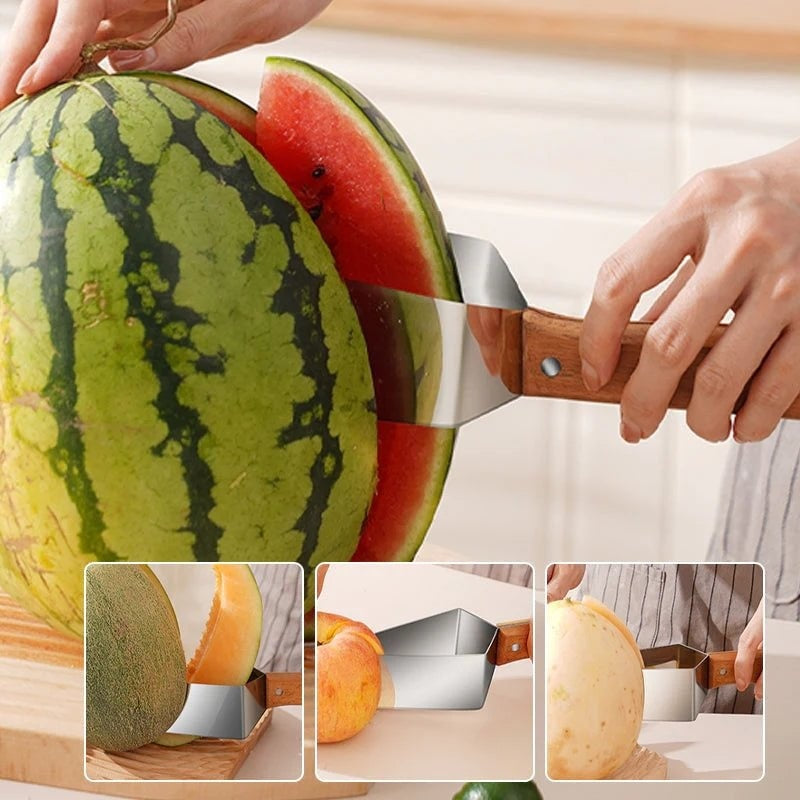 Watermelon Cutting Artifact 430 Stainless Steel